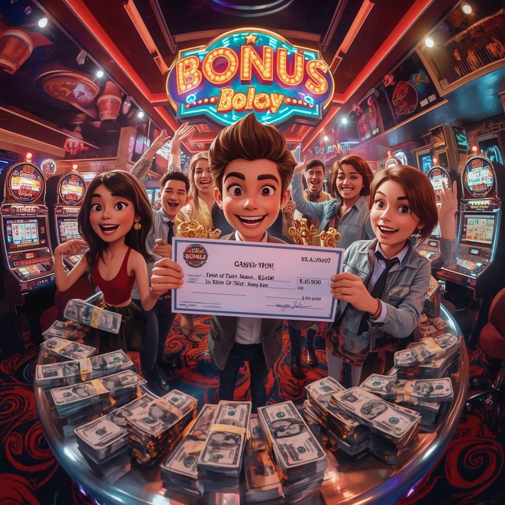 bonus dans les mains d'un homme au ALEXANDER CASINO