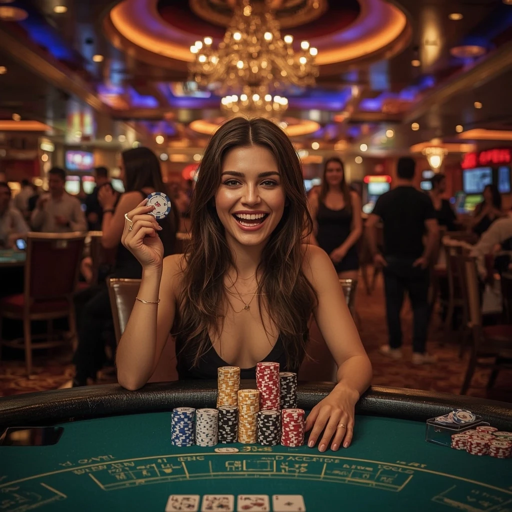 bonus dans les mains de l'homme au casino ALEXANDER CASINO