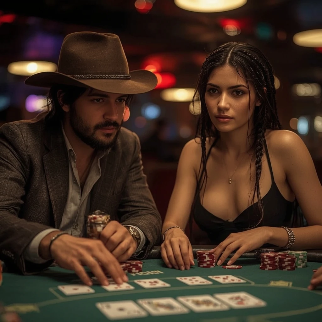 photo de deux joueurs de poker ALEXANDER CASINO
